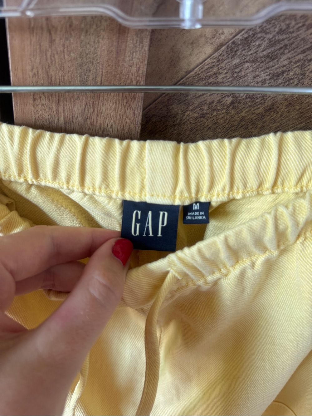 GAP Easy Double-Knee Barrel Pants Yellow - Picture 4 of 6